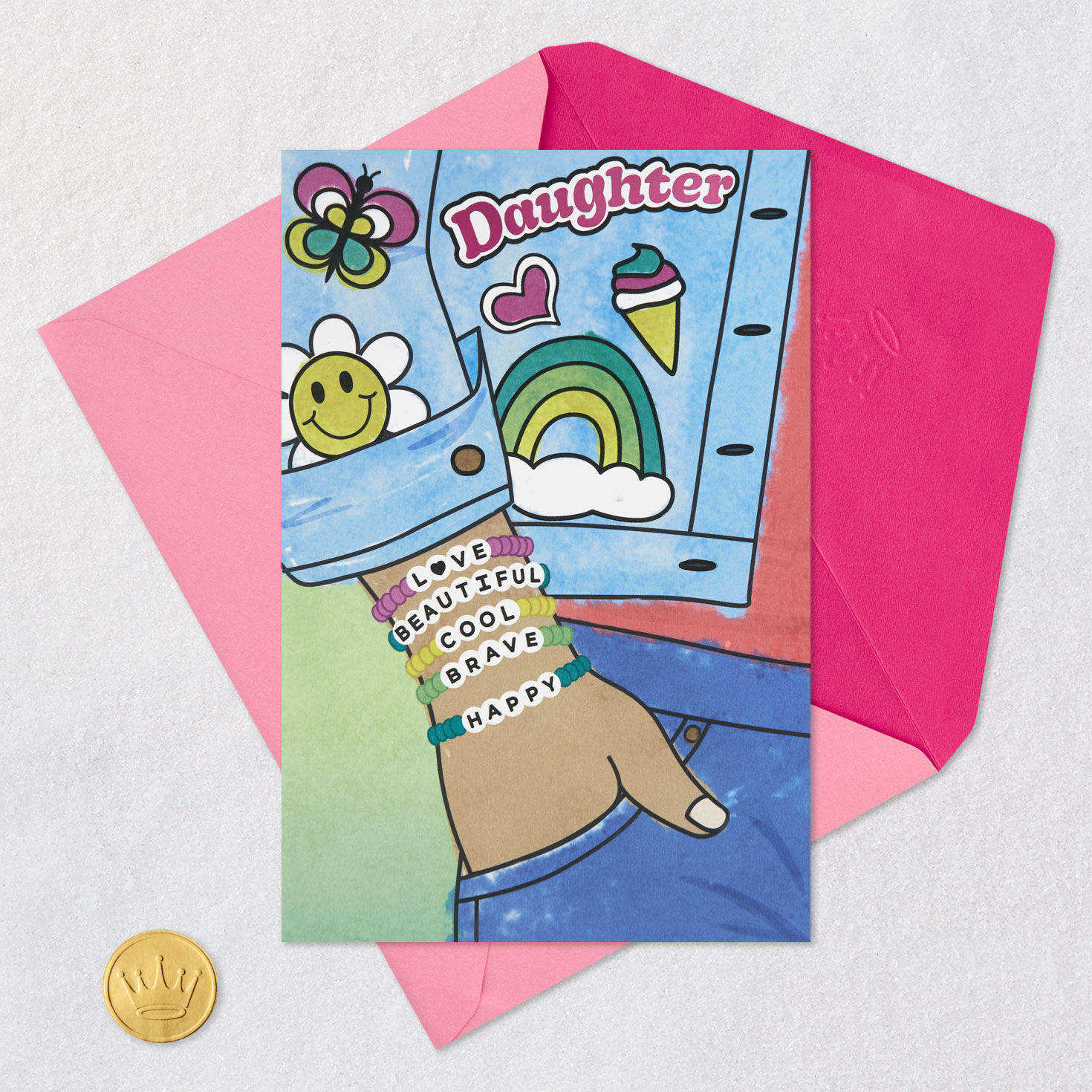 You Are Everything Friendship Bracelets Birthday Card for Daughter, , large image number 6