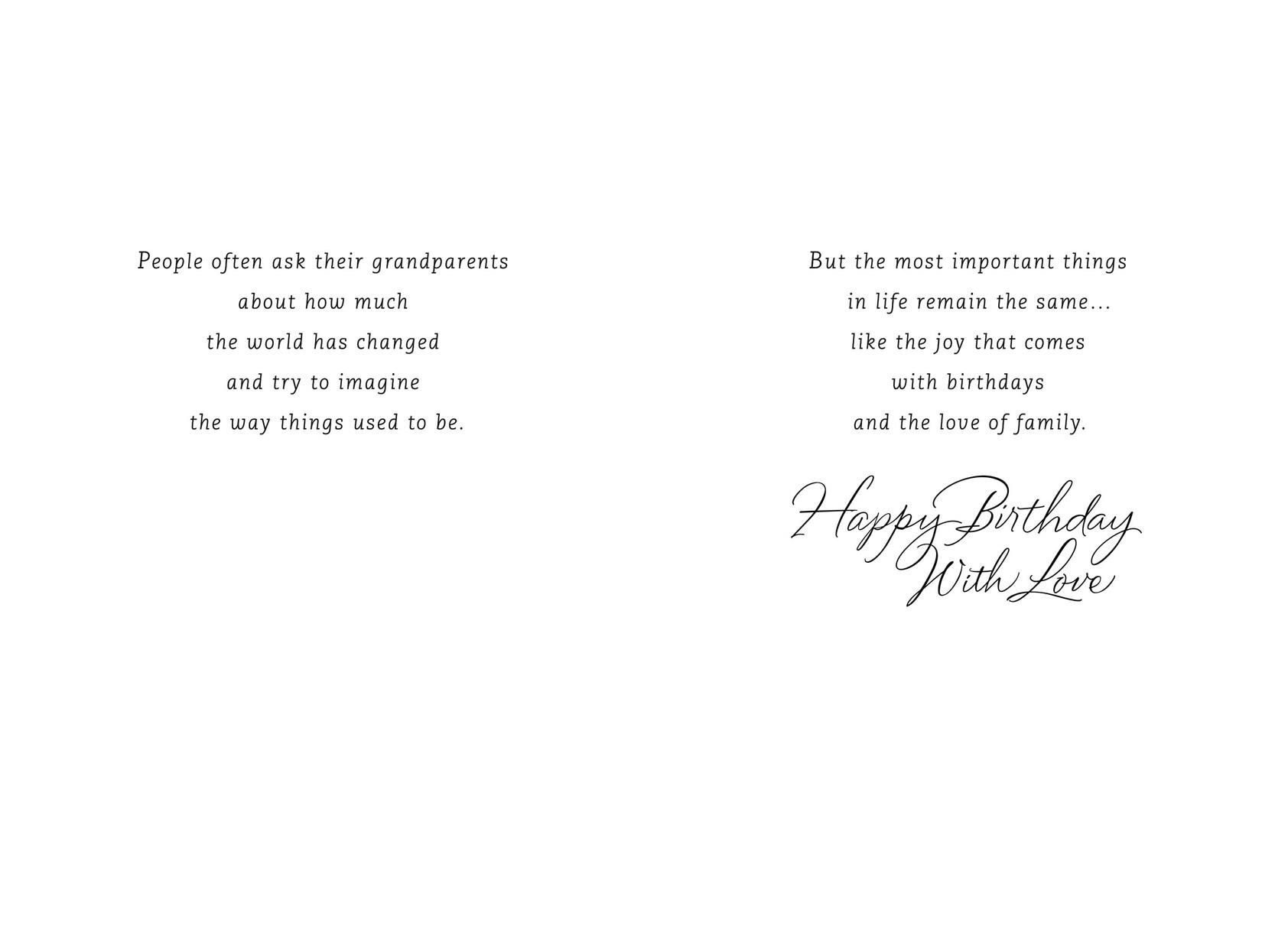 Love of Family Birthday Card for Grandfather
