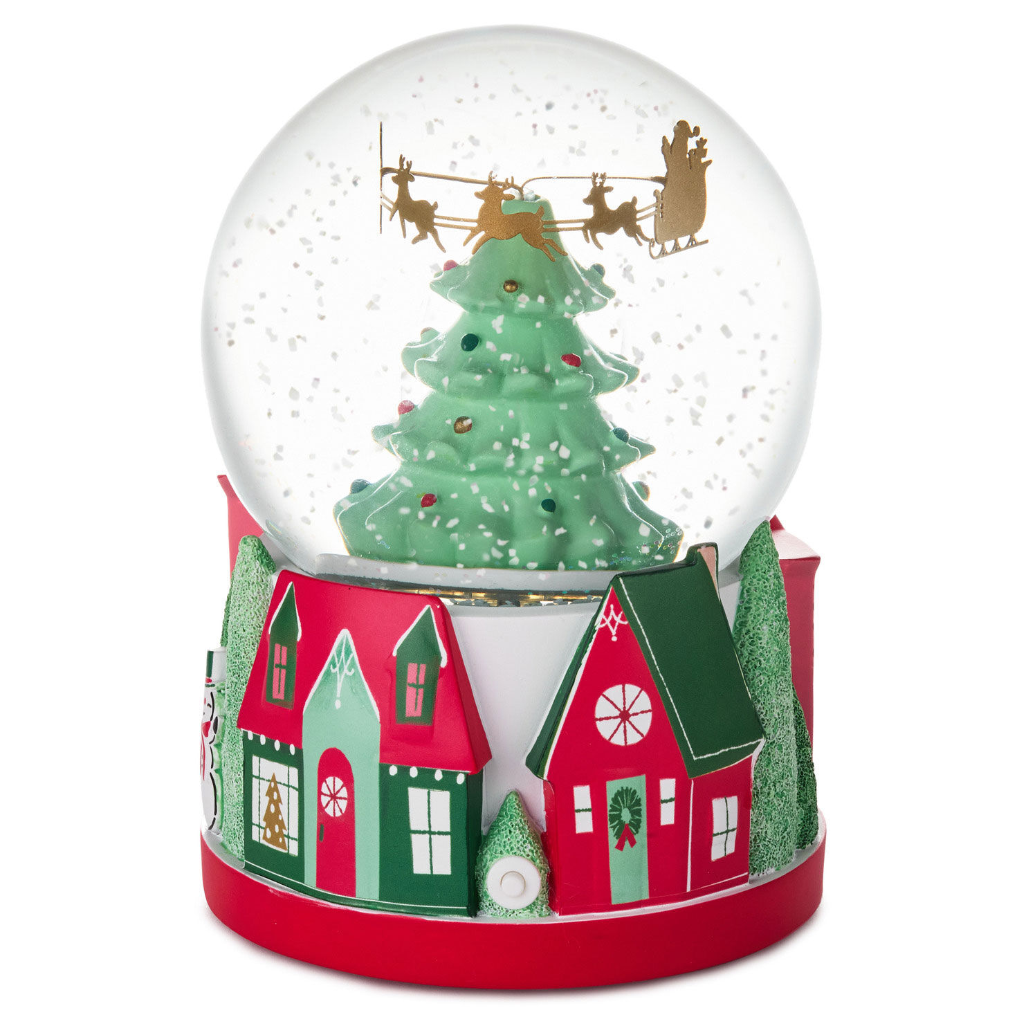 Santa's Flight Christmas Snow Globe With Sound and Motion for only USD 82.99 | Hallmark
