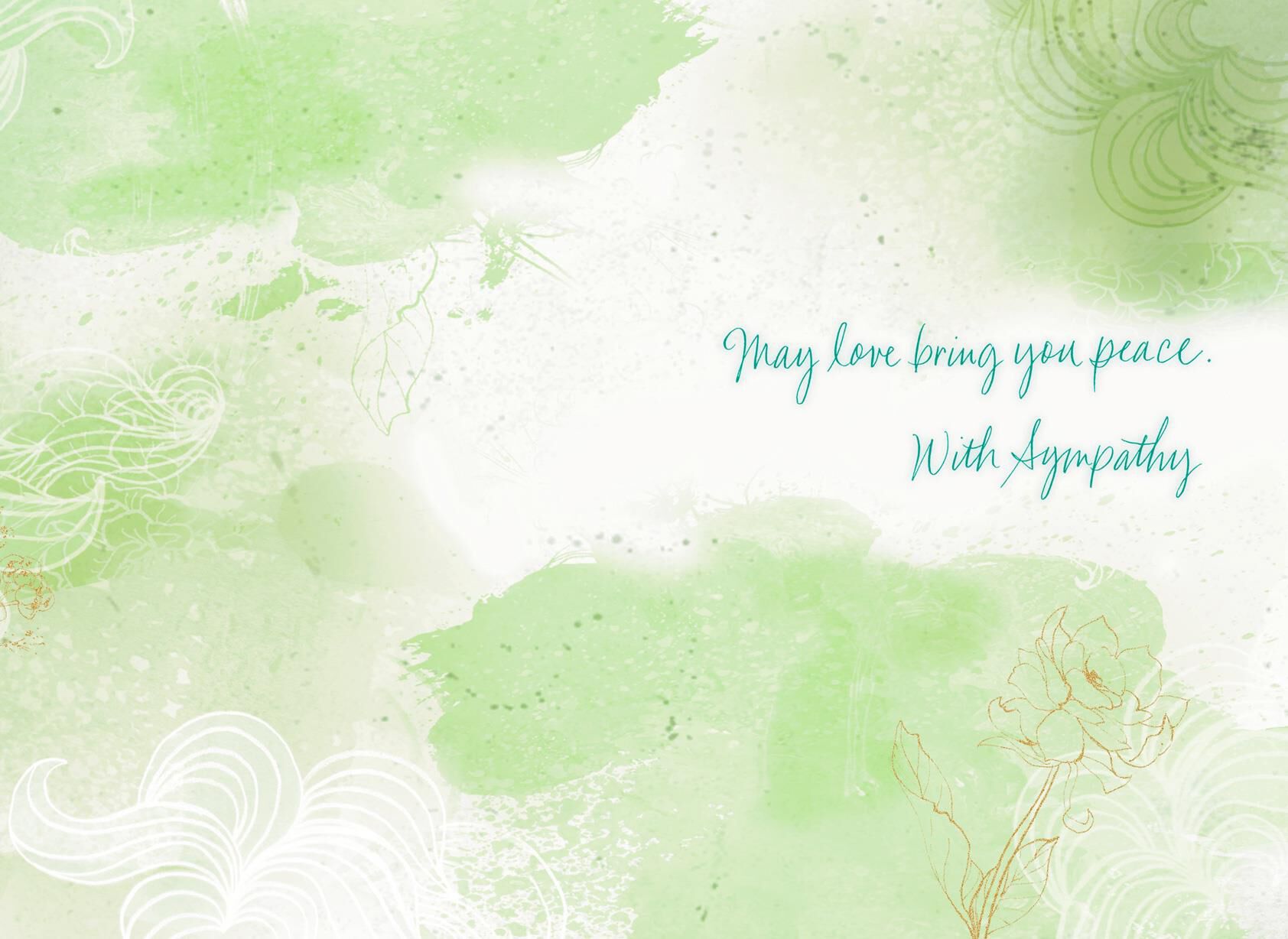 May Love Carry You Through Sympathy Card