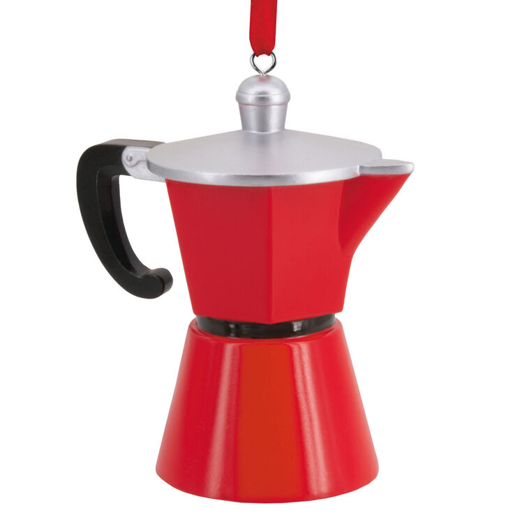 Coffee Moka Pot Hallmark Ornament