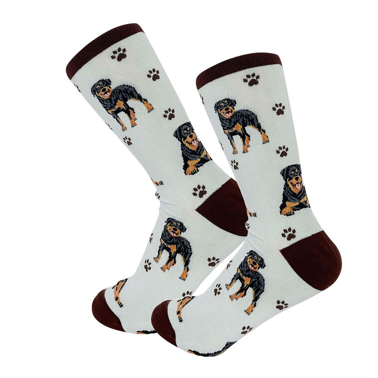 Rottweiler Novelty Crew Socks  image number 1