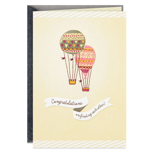 Love Is Every Road You Travel Engagement Card, 