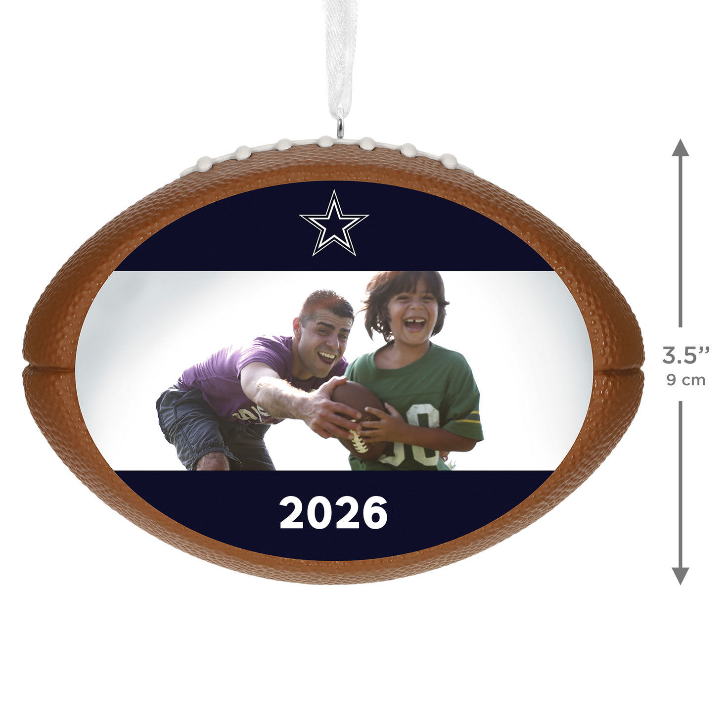 NFL Dallas Cowboys Football Personalized Ornament