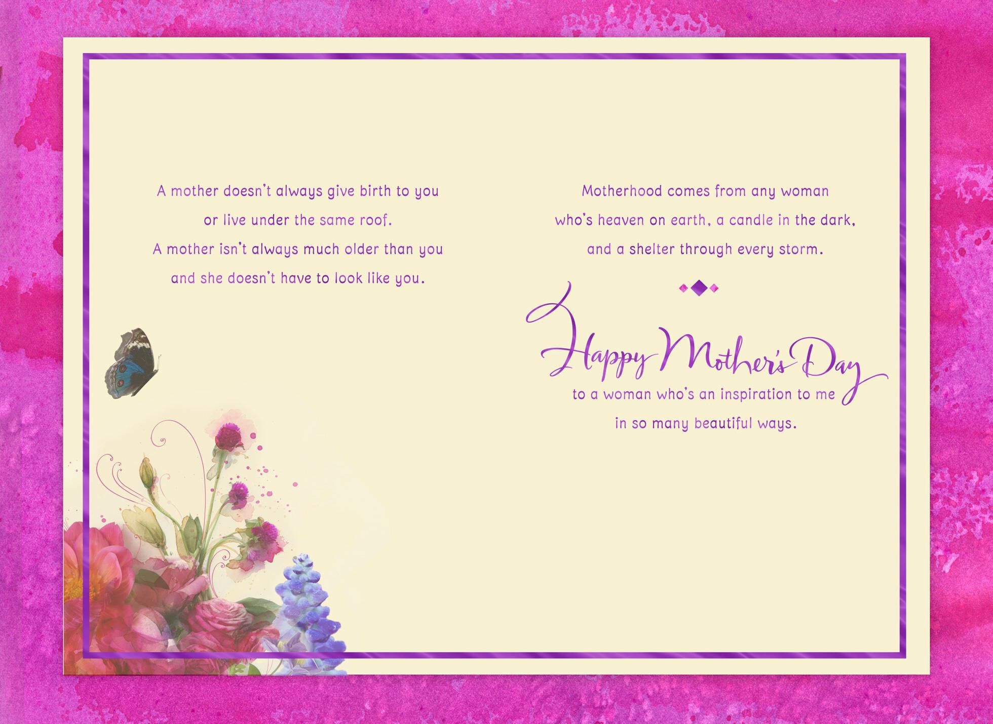 Motherhood Has Many Forms Mother's Day Card