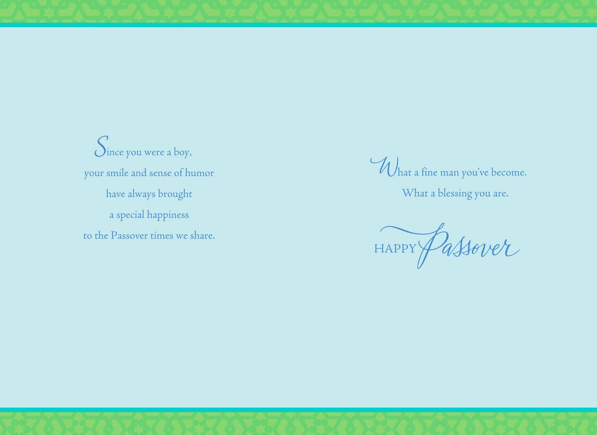 A Fine Son Passover Card