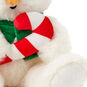 Plush Snowman Holding Plush Candy Cane closeup view image number 4