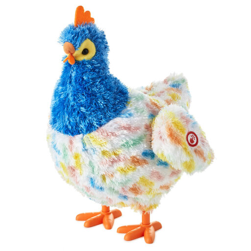 Rockin' Springtime Egg-Laying Hen Singing Stuffed Animal With Motion, 12", 
