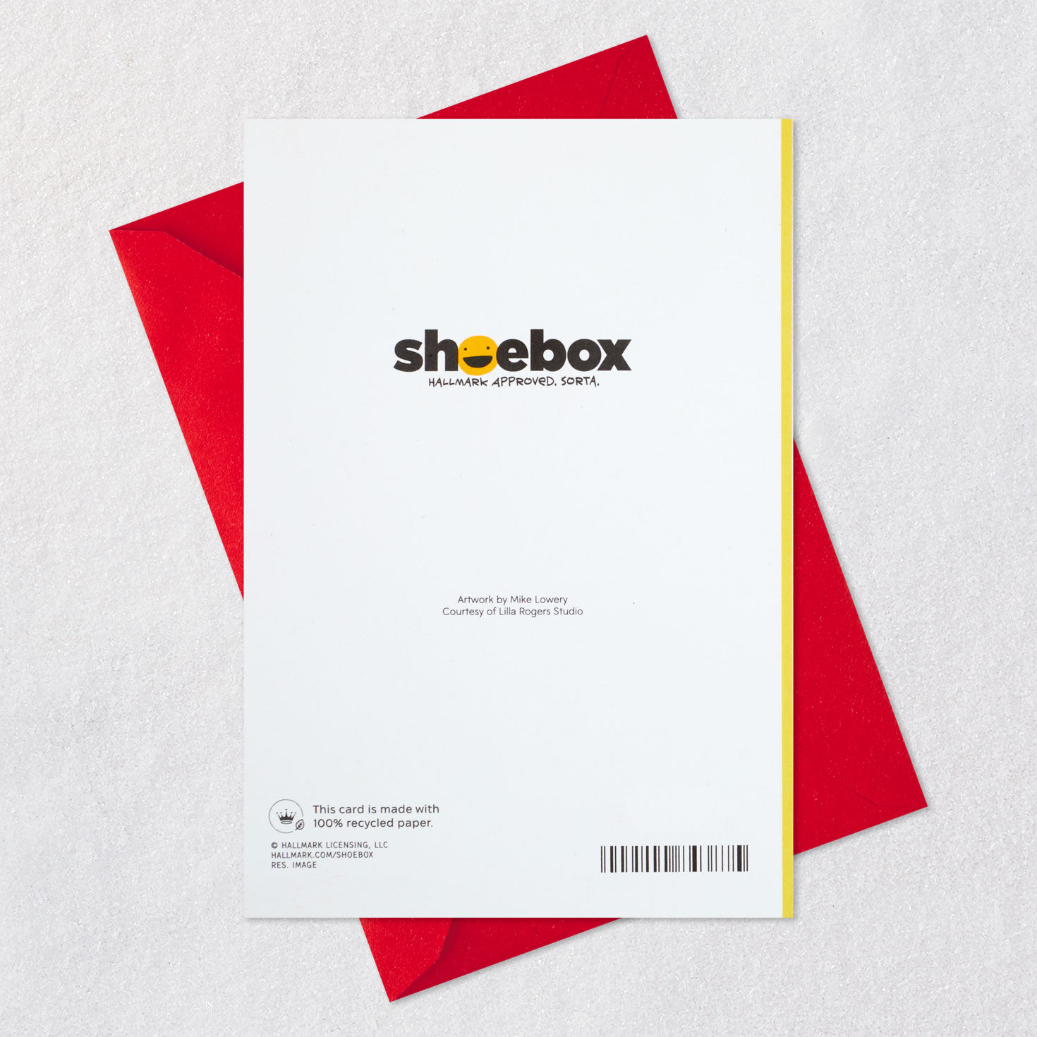 Lettering and Question Marks Funny Birthday Card Card Back with Envelope image number 7