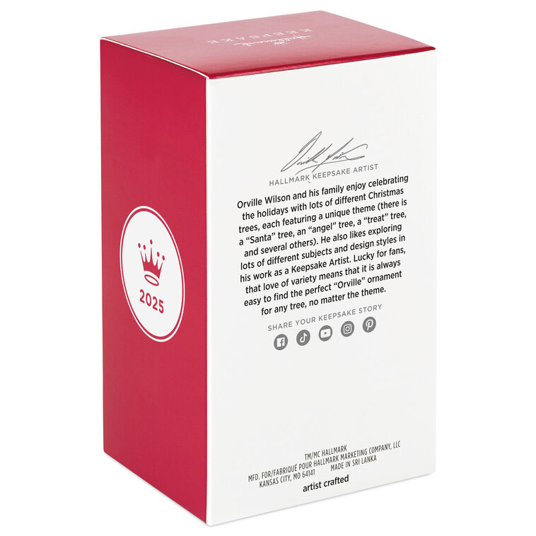 Mario Kart Princess Peach Keepsake Ornament package back image number 9