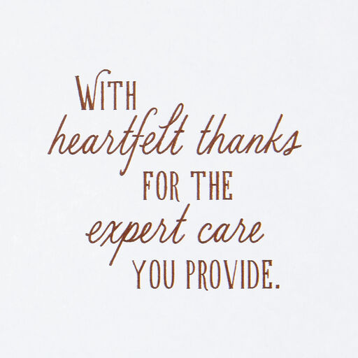 Expert Care Is Your Specialty Thank-You Card, 