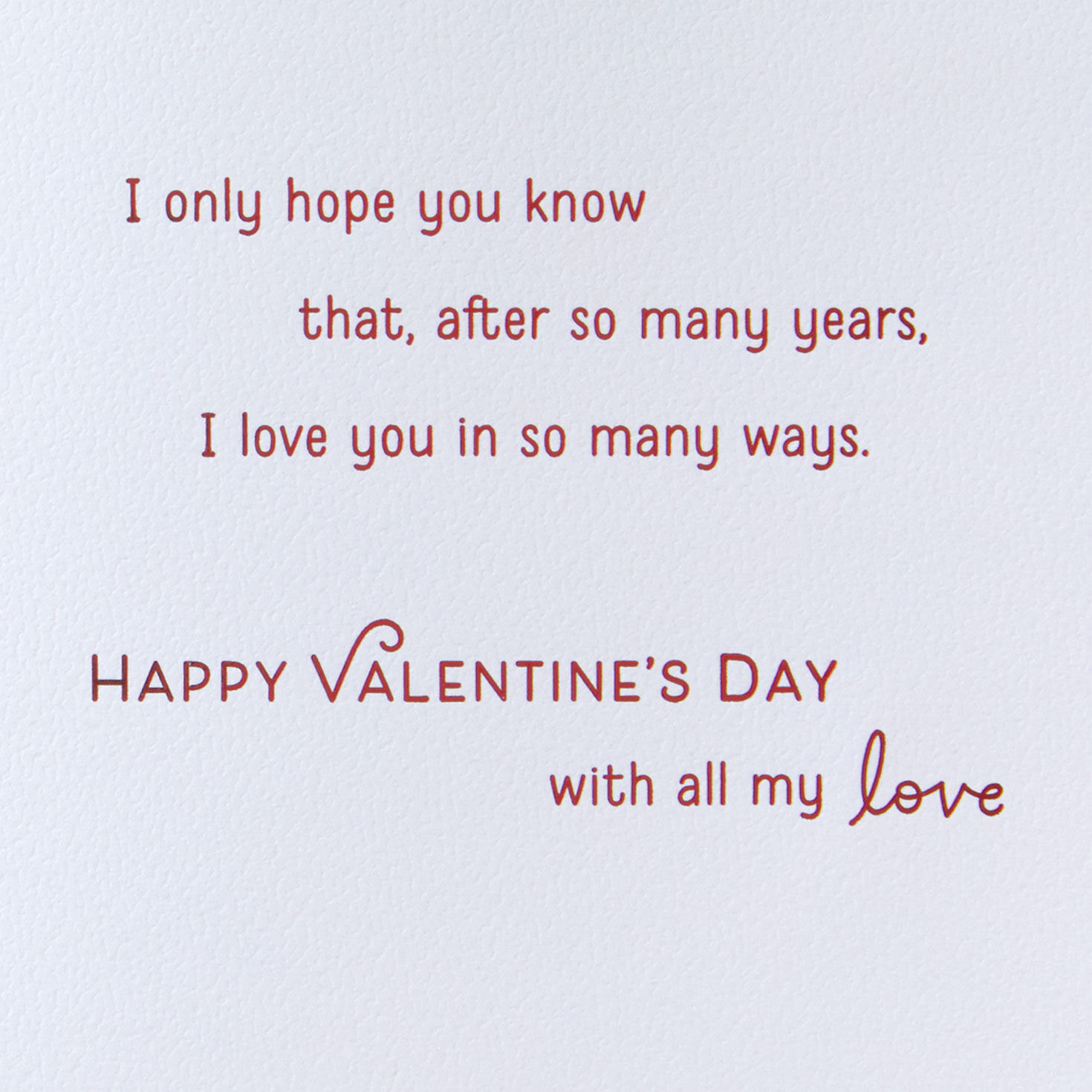 Red Roses on Pink Wife Valentine's Day Card sentiment image number 3