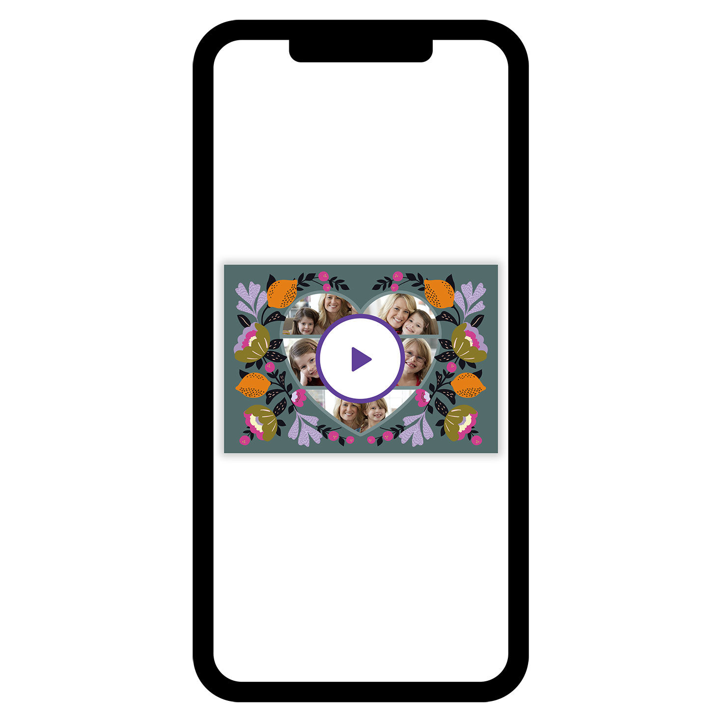 Lush Botanical Heart eCard