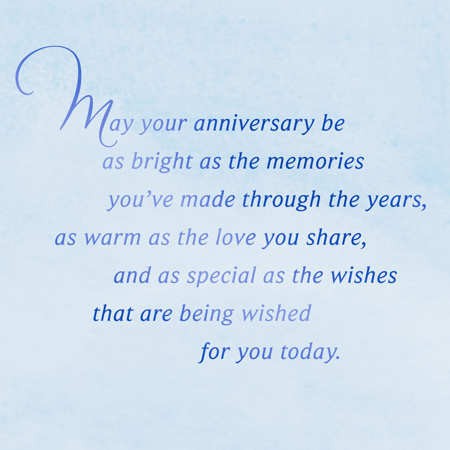 Birds and Flowers Anniversary Card for Couple Sentiment image number 2