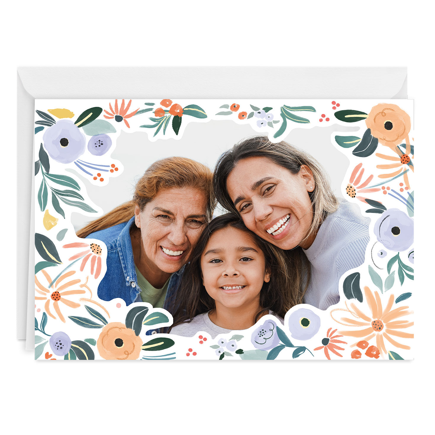 カード・フォト・ブロマイド MOTHER2 Characters Greeting Card Set Personalized Floral Print Happy Mother's Day Photo Card
