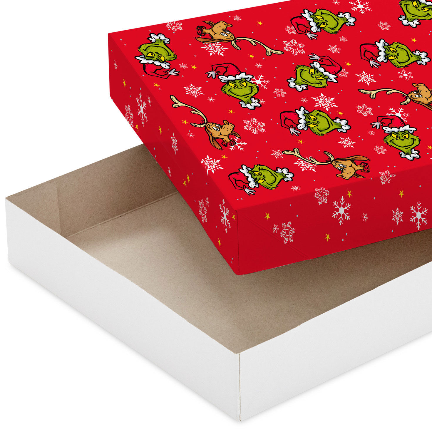 Dr. Seuss Grinch Red and White Christmas Gift Boxes open image number 4