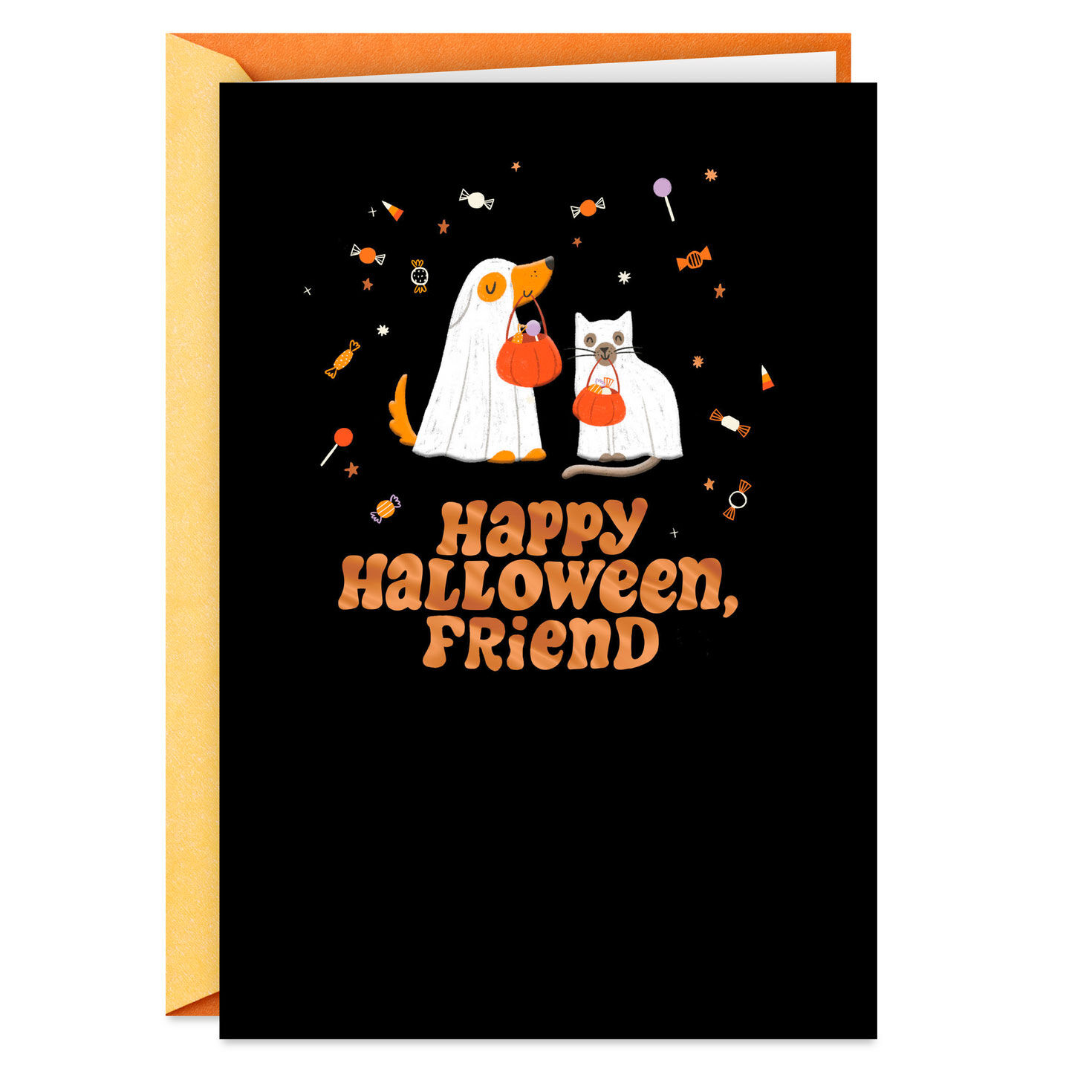 Thanks for Raising My Spirits Halloween Card for Friend