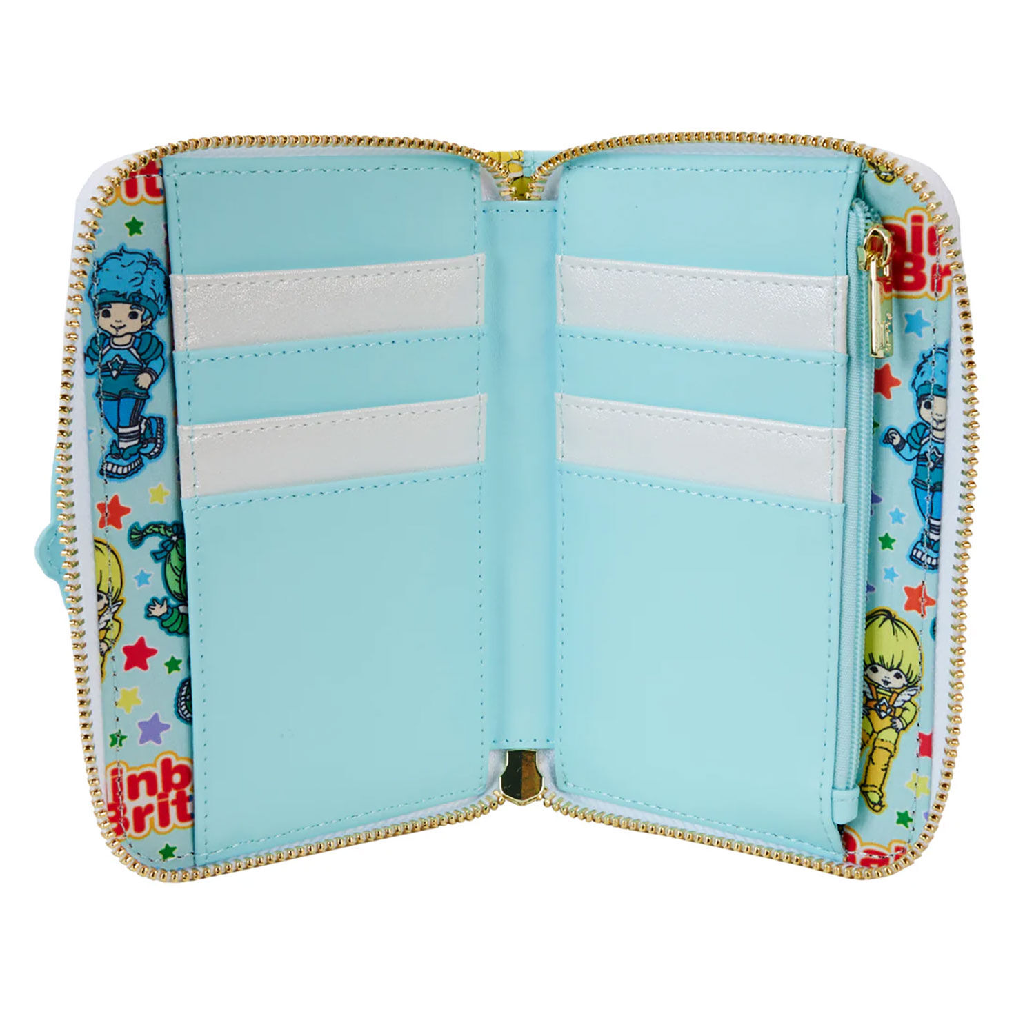 Loungefly Rainbow Brite Color Castle Zip-Around Wallet - Handbags