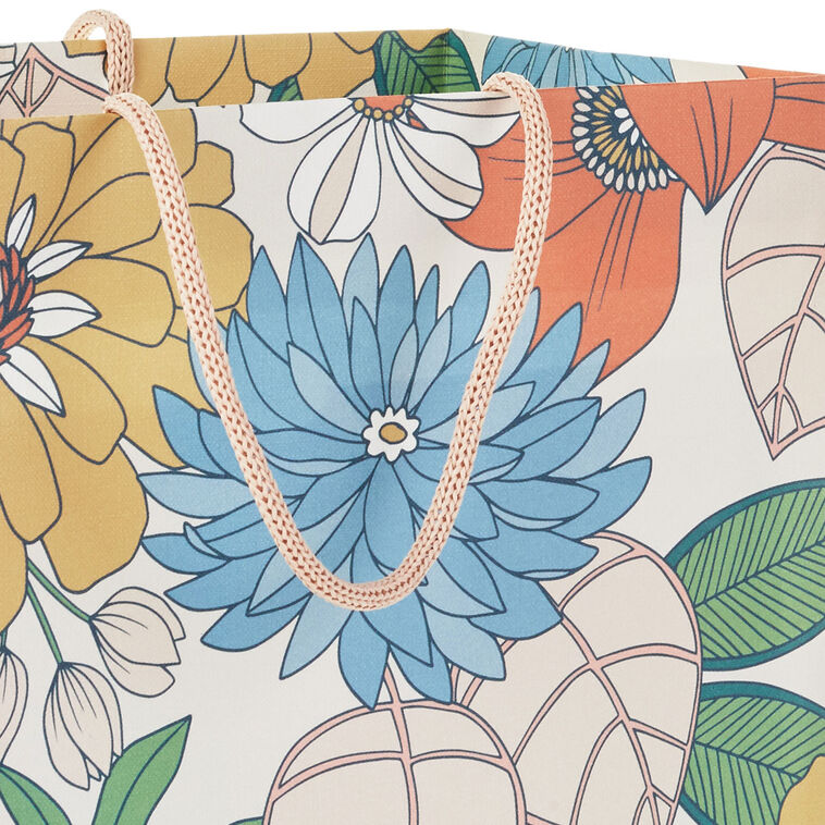 Mod Blossoms Medium Gift Bag Handle Detail image number 4