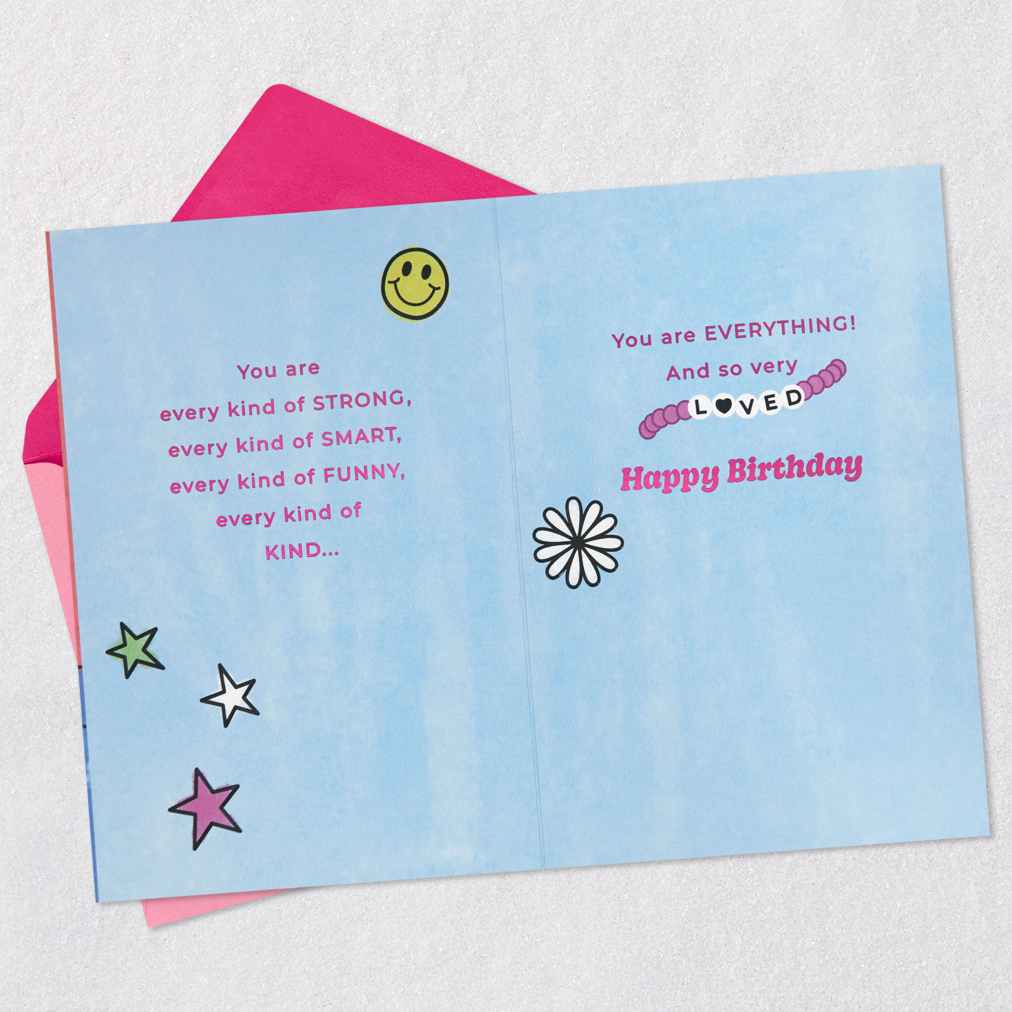 You Are Everything Friendship Bracelets Birthday Card for Daughter, , large image number 4