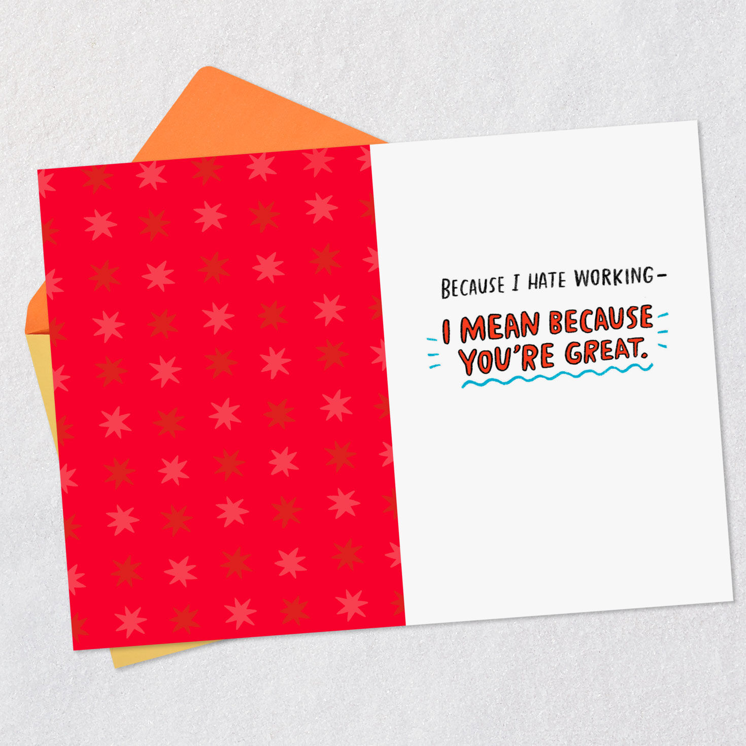 National Holiday Funny Birthday Card Open card with envelope image number 3