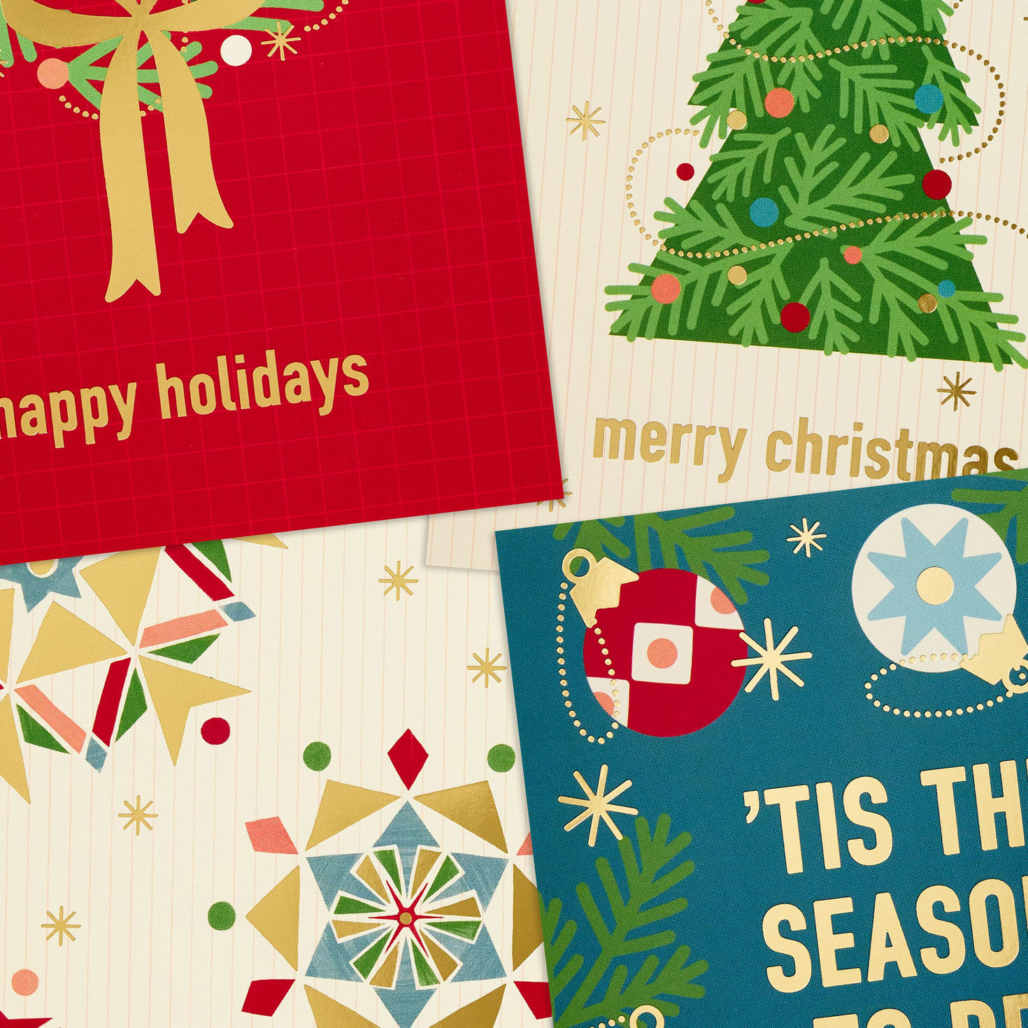 Modern Holidays Boxed Christmas Card Assortment Cover Detail image number 5
