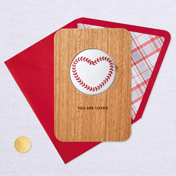 Big Time Love Baseball Valentine's Day Card, , large image number 5