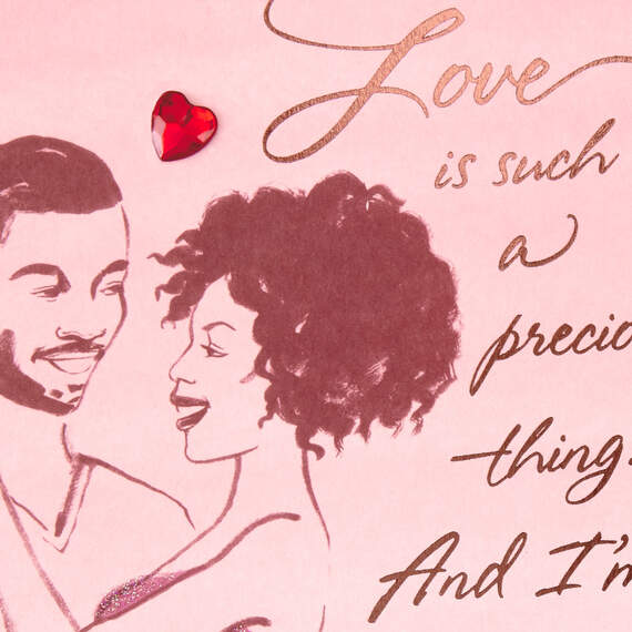 Our Love Is Precious Romantic Valentine's Day Card, , large image number 5