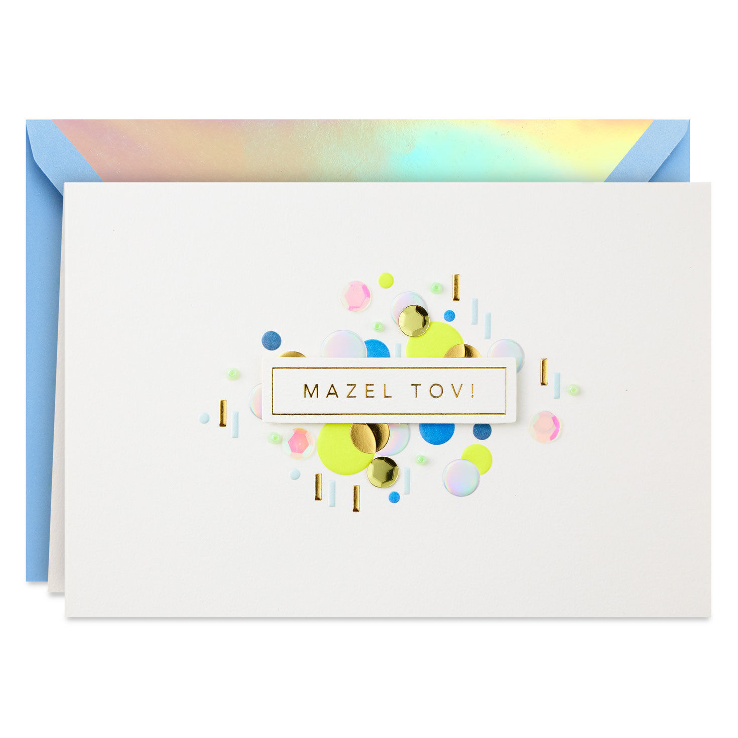 Mazel Tov Blank Congratulations Card