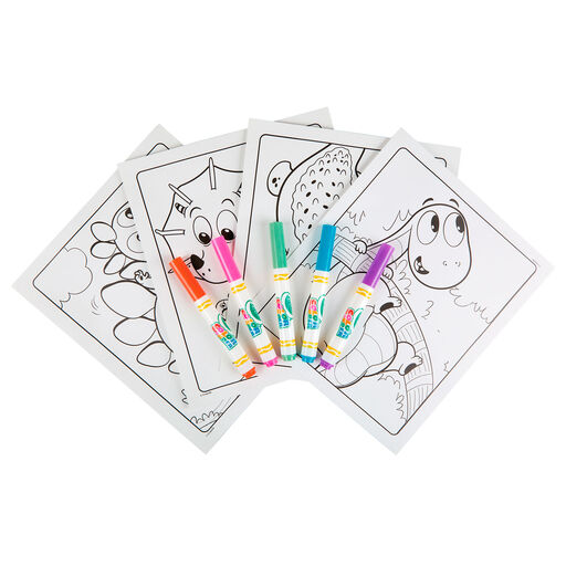 Crayola® Prehistoric Pals Color Wonder Markers & Coloring Pages, 
