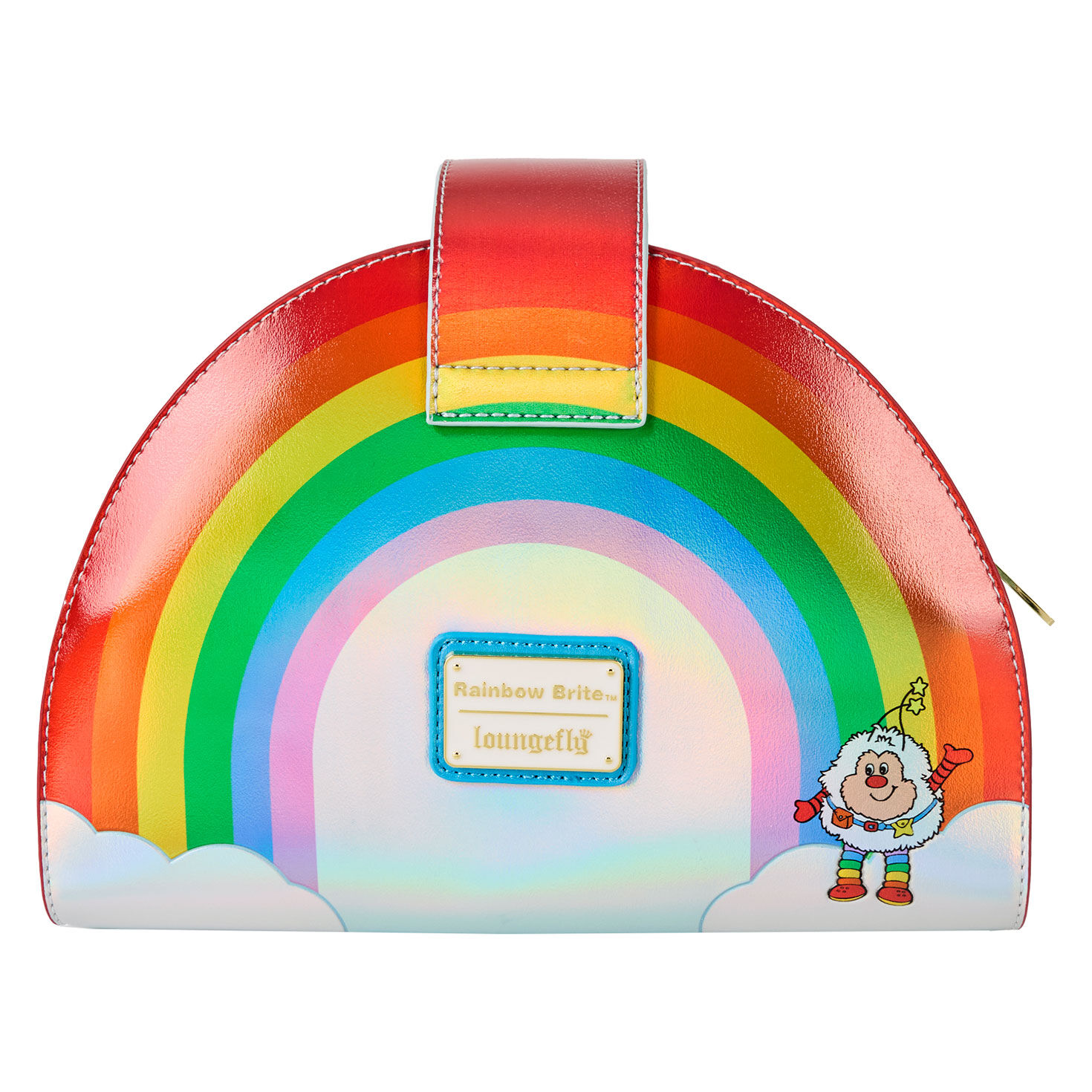 Rainbow Brite Rainbow-Shaped Crossbody Purse back image number 4