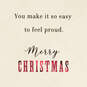 A Wonderful Son and a Good Man Christmas Card, , large image number 3