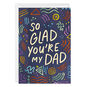 Glad You're My Dad Custom Father's Day Card, , large image number 1
