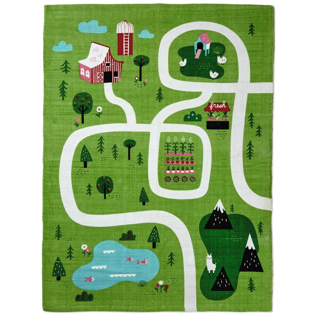 On The Farm Canvas Play Mat Baby Toddler Toys Hallmark On The Farm Canvas Play Mat
