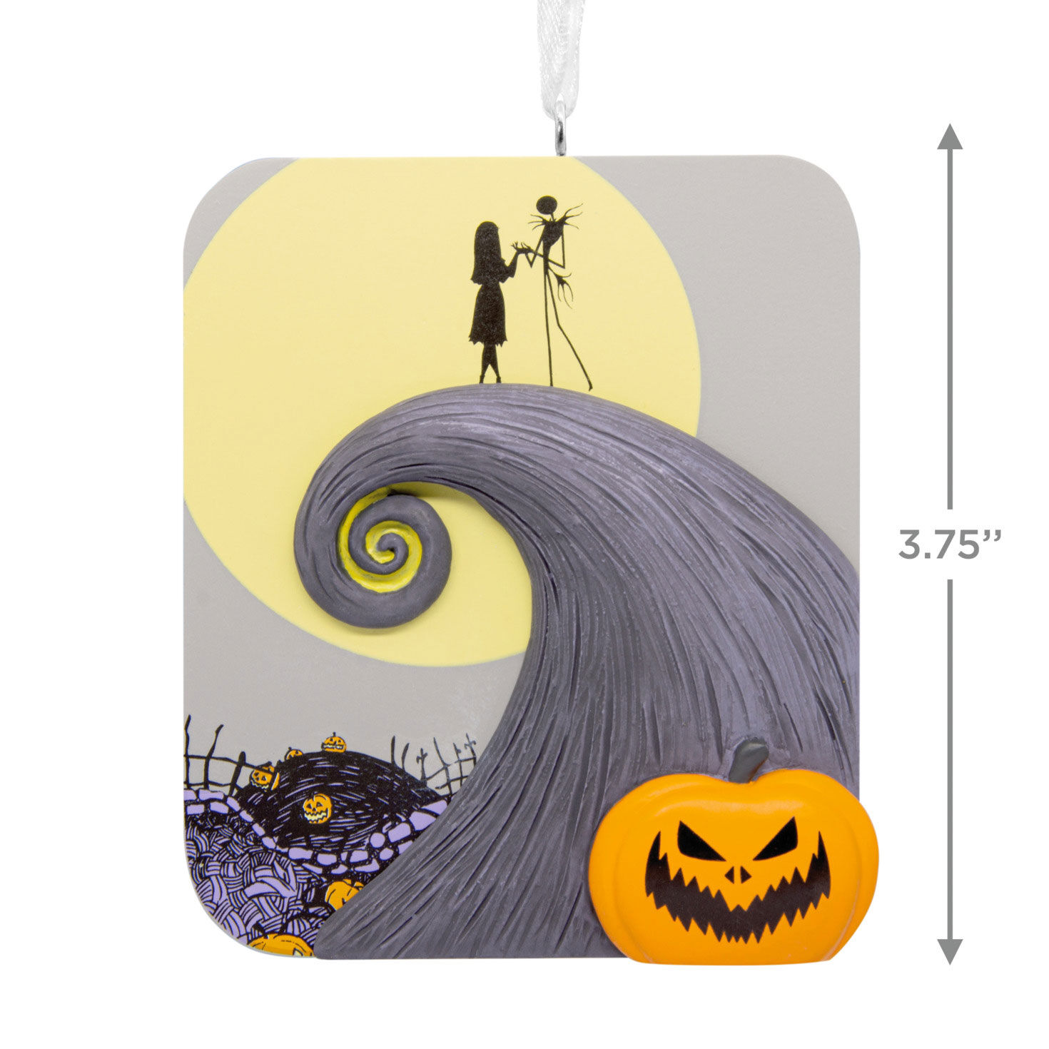 Nightmare Before Christmas Scene Ornament measurement image number 3