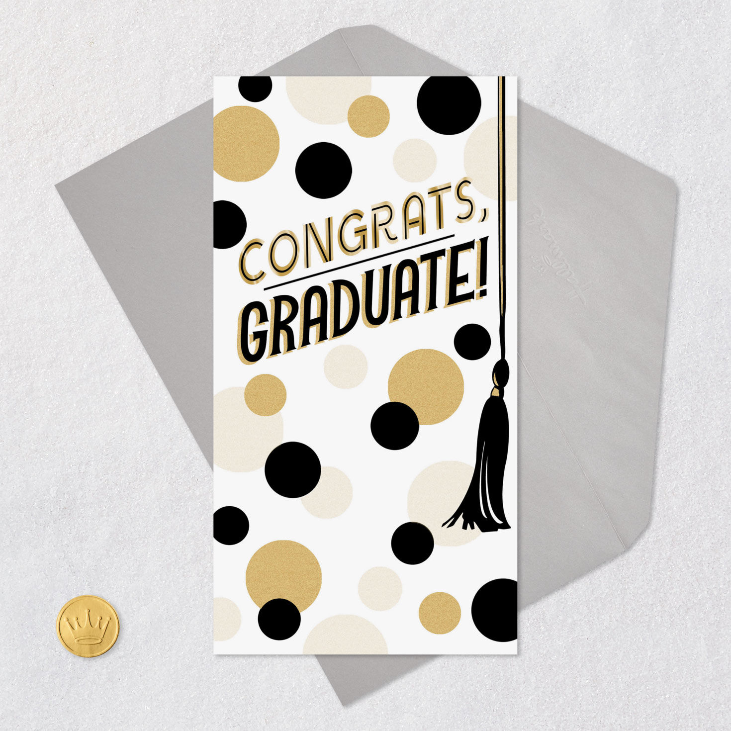 Tassel and Polka Dots Graduation Gift Card Holder  image number 6