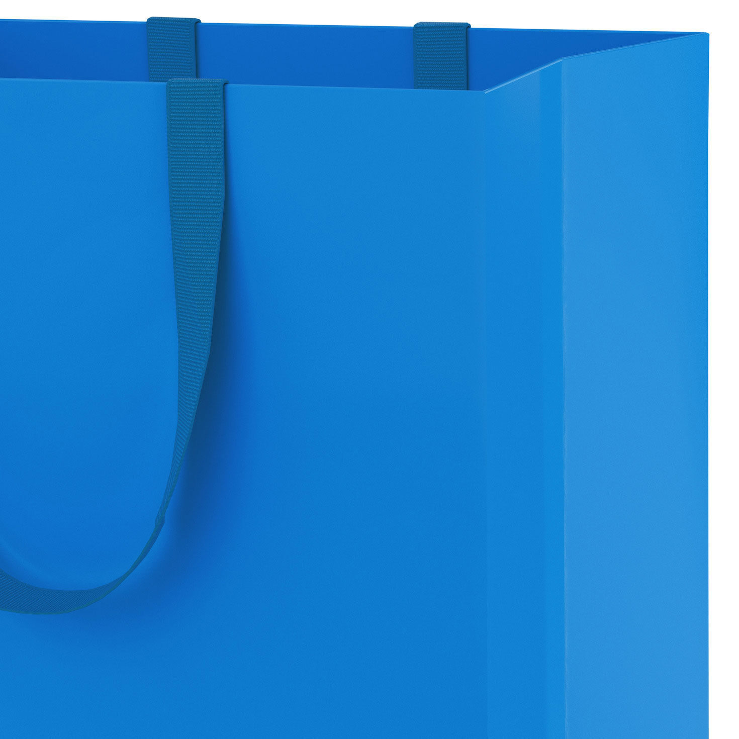 Medium Royal Blue Gift Bag Handle Detail image number 4