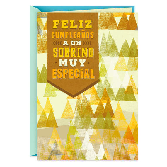 Thought of With Love Spanish-Language Birthday Card for Nephew, , large image number 1