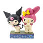 Jim Shore Sanrio Kuromi and My Melody Figurine, 6", , large image number 1