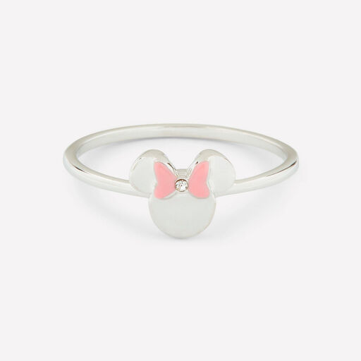 Pura Vida Delicate Minnie Mouse Silver Ring, 