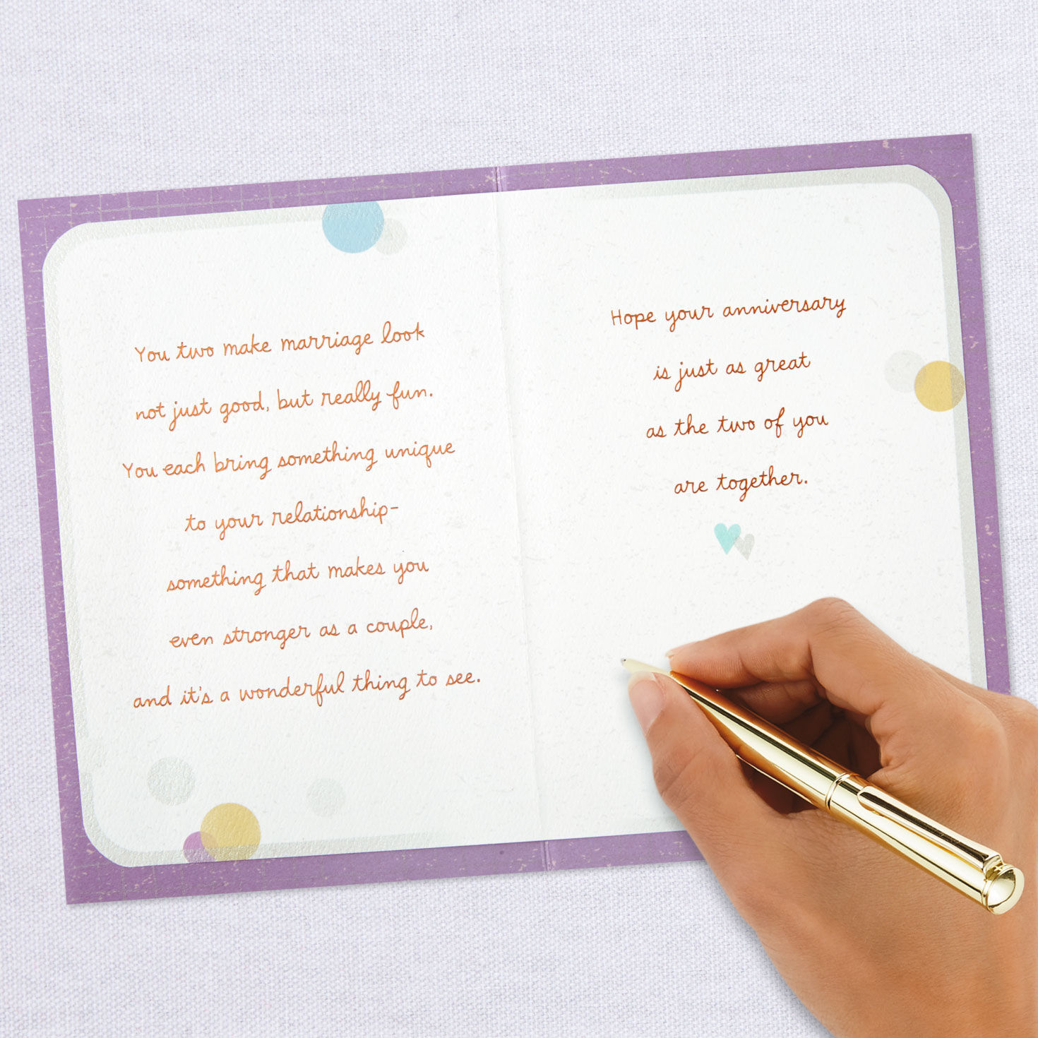 Perfect Pair of Socks Anniversary Card for Couple Signing card image number 6