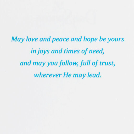 May God Bless You Religious Confirmation Card for Nephew, 