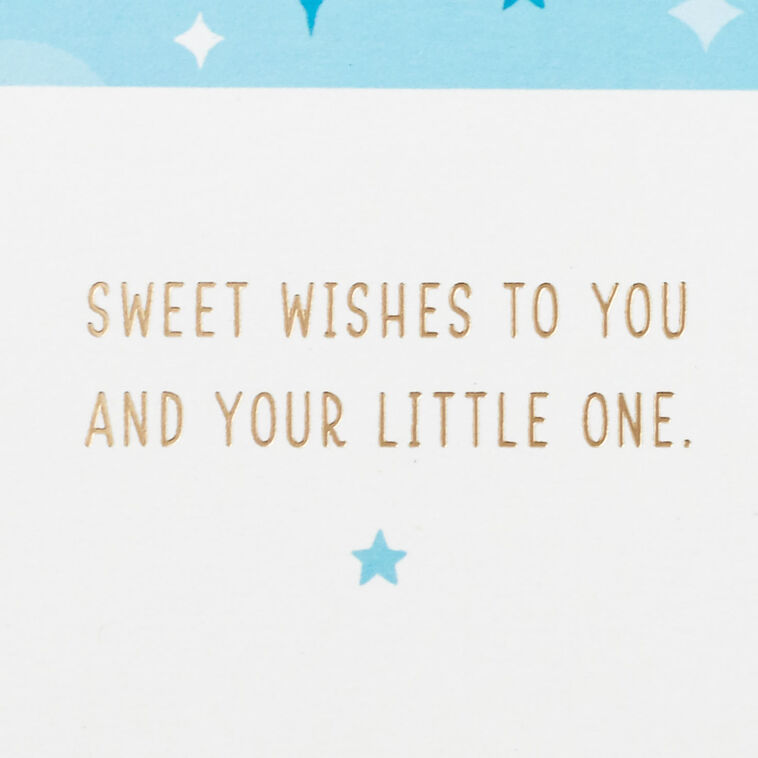 Blue Balloons 3D Pop-Up New Baby Boy Card, , large image number 3