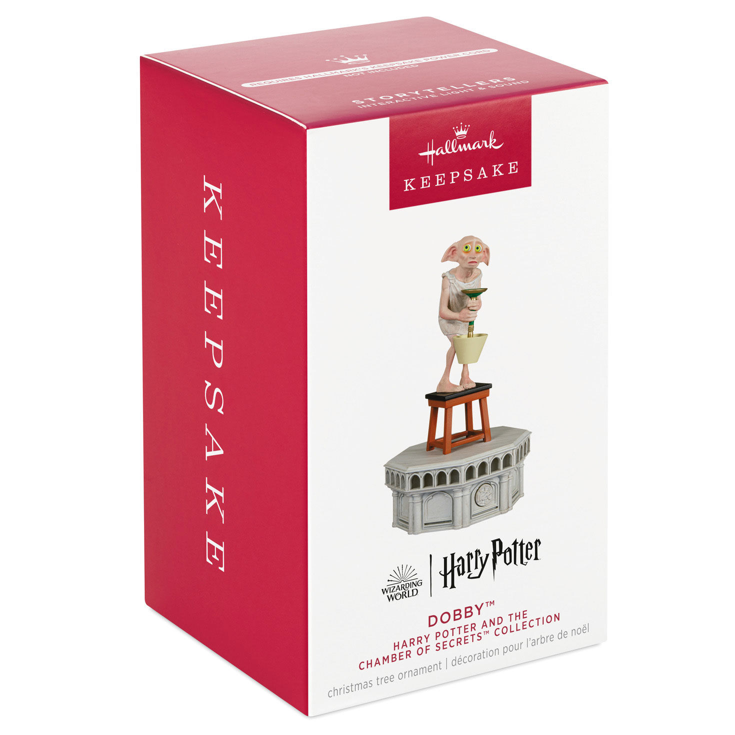 Harry Potter and the Chamber of Secrets&trade; Collection Dobby&trade; Ornament With Light and Sound, , large image number 8