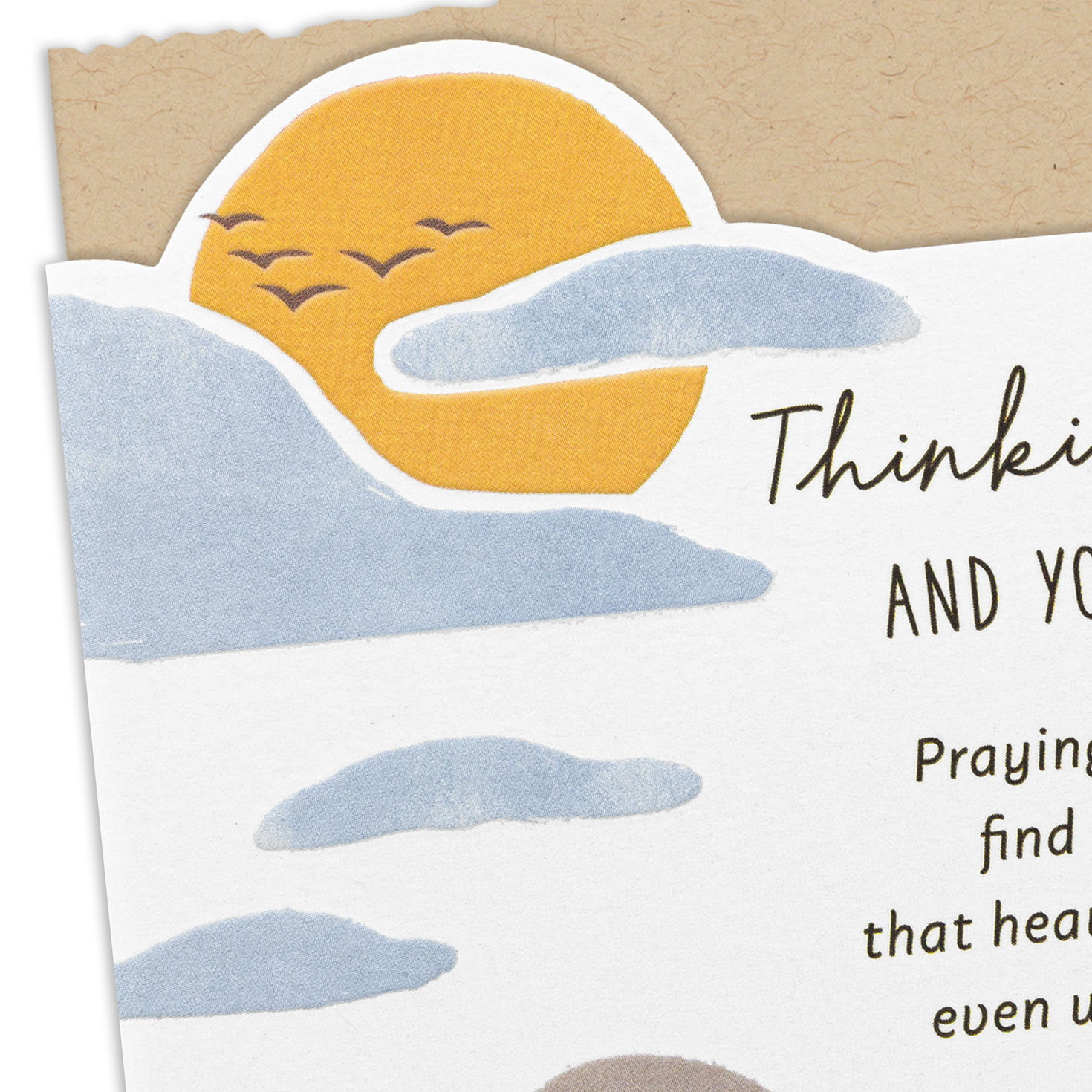 Heaven Understands Religious Sympathy Card for Family, , large image number 5