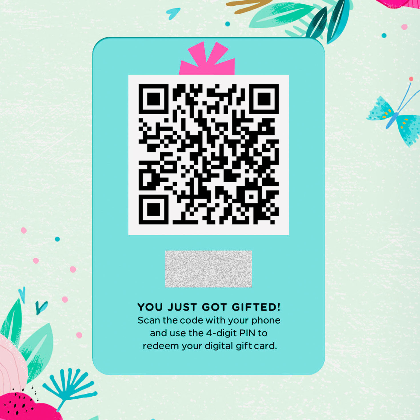 Lucky to Know You Cake and Flowers Gift Card Greeting Birthday Card ...