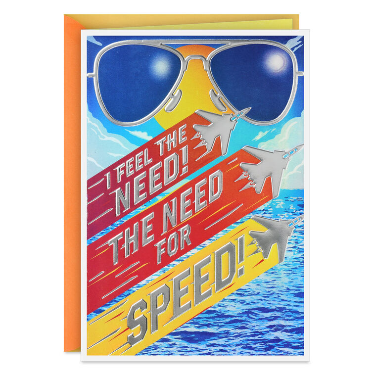 Top Gun™ The Need for Speed Birthday Card