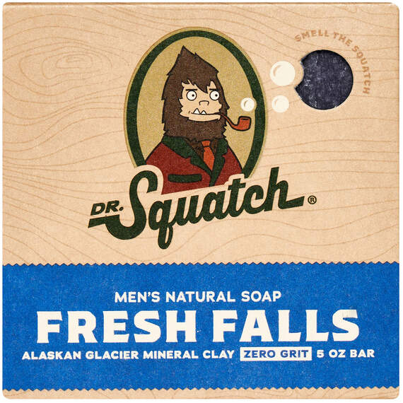 Dr. Squatch Fresh Falls Natural Soap for Men, 5 oz.