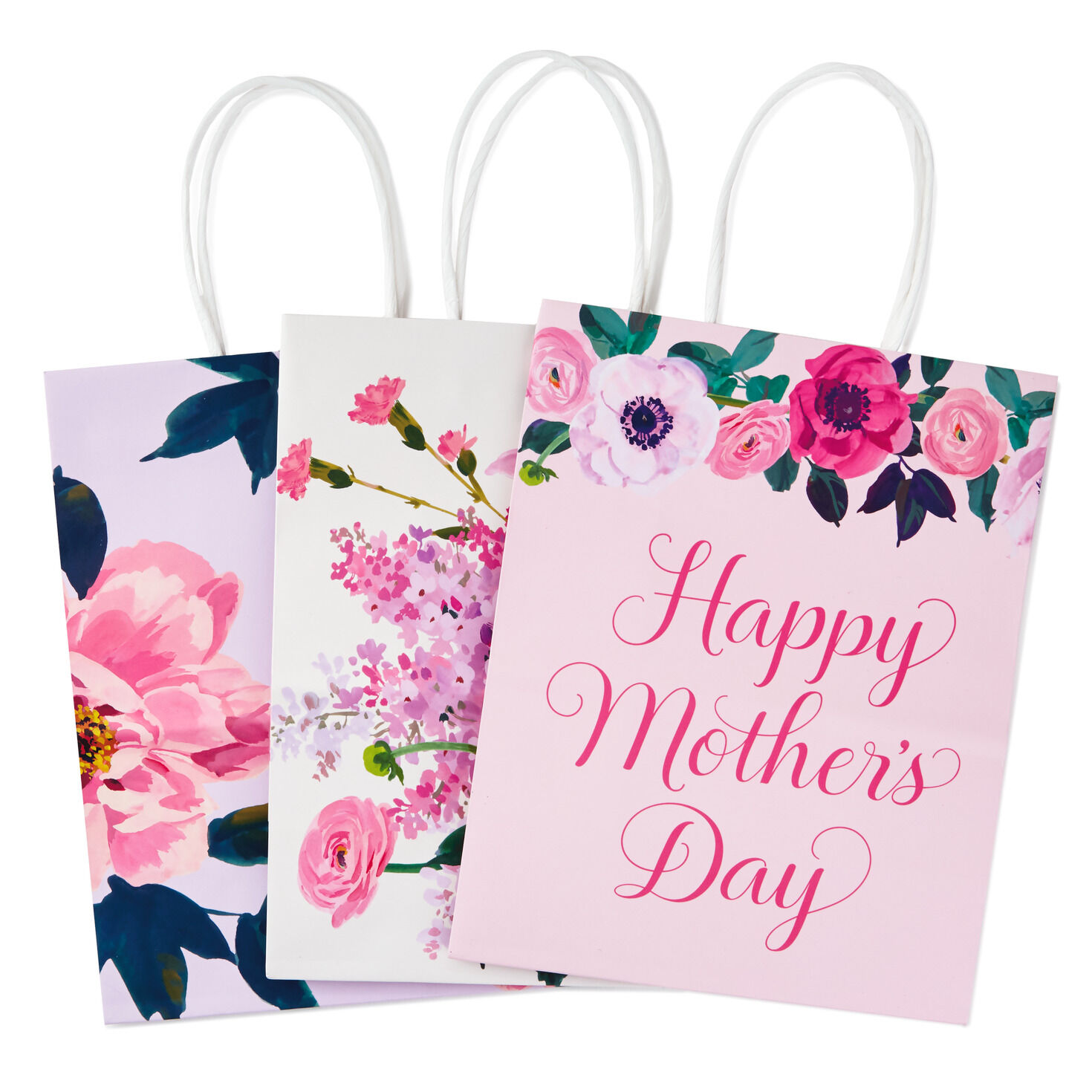Mothers Day Gift Bag with tag flowers medium amazing love mum 