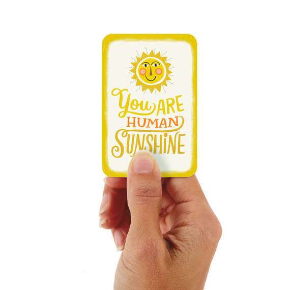 3.25" Mini Human Sunshine Blank Card, , large image number 1